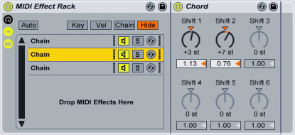 Ableton Chord Plugin