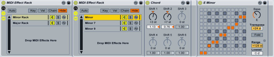 Ableton Chord Plugin