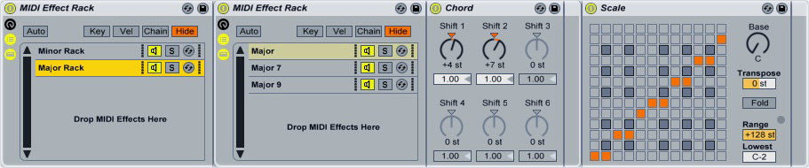 Ableton Chord Plugin