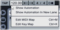 Master Tempo in Ableton