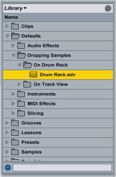 Ableton Drum Rack