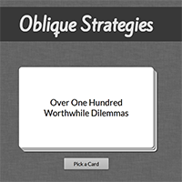 Oblique Strategies